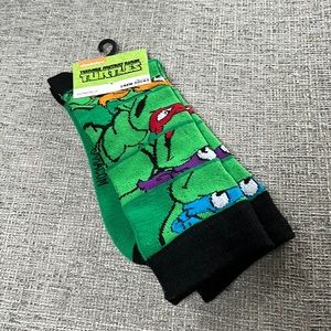 NWT crew socks - TNMT bioworld teenage mutant ninja turtles (Nickelodeon)